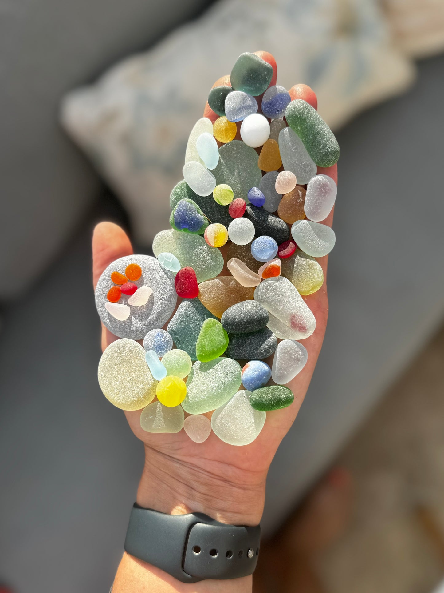 The Flying Mermaids daily haul of seaglass π§πΌββοΈ