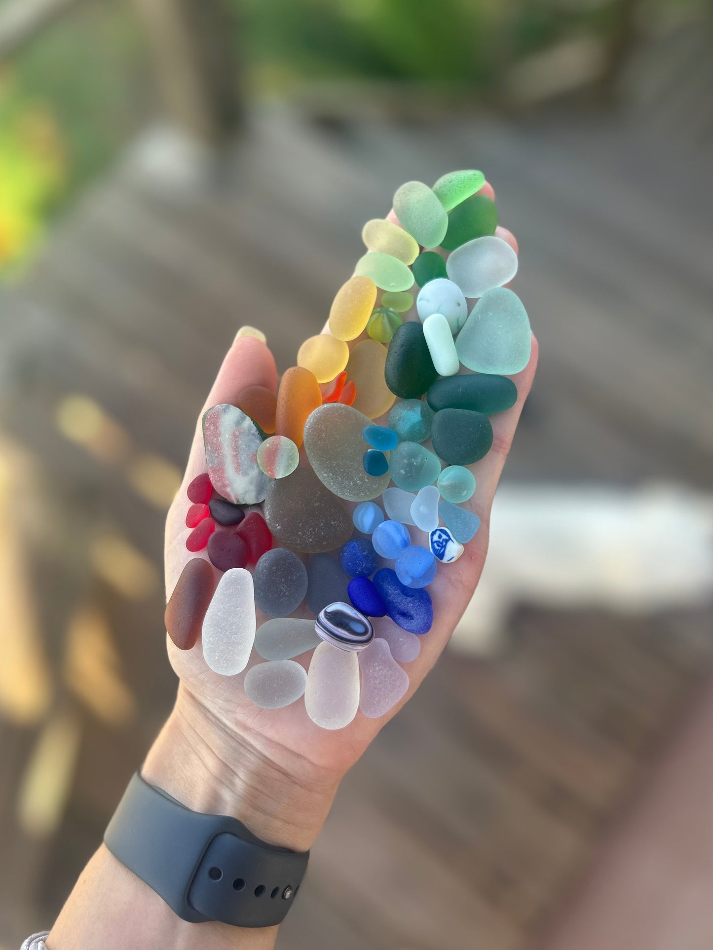 The Flying Mermaids daily haul of seaglass π§πΌββοΈ
