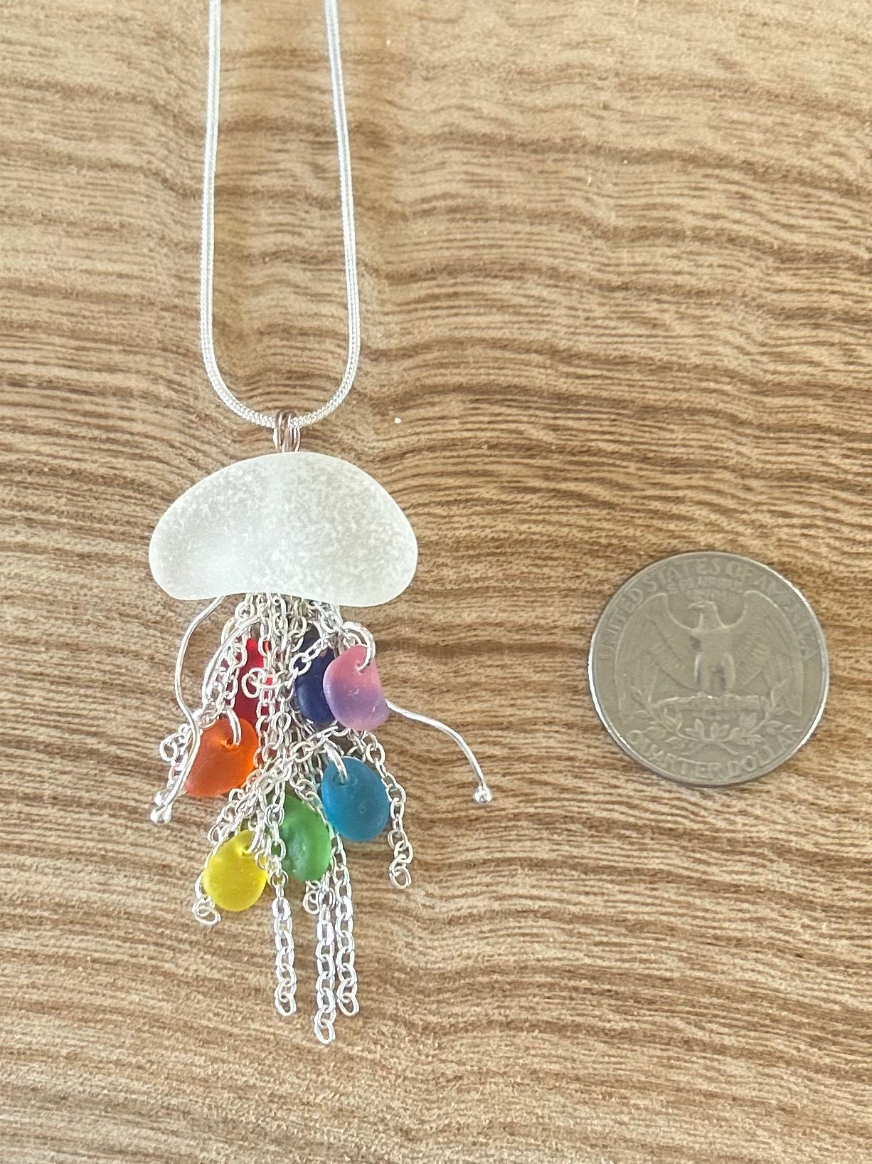 Bonaire Jellyfish necklace