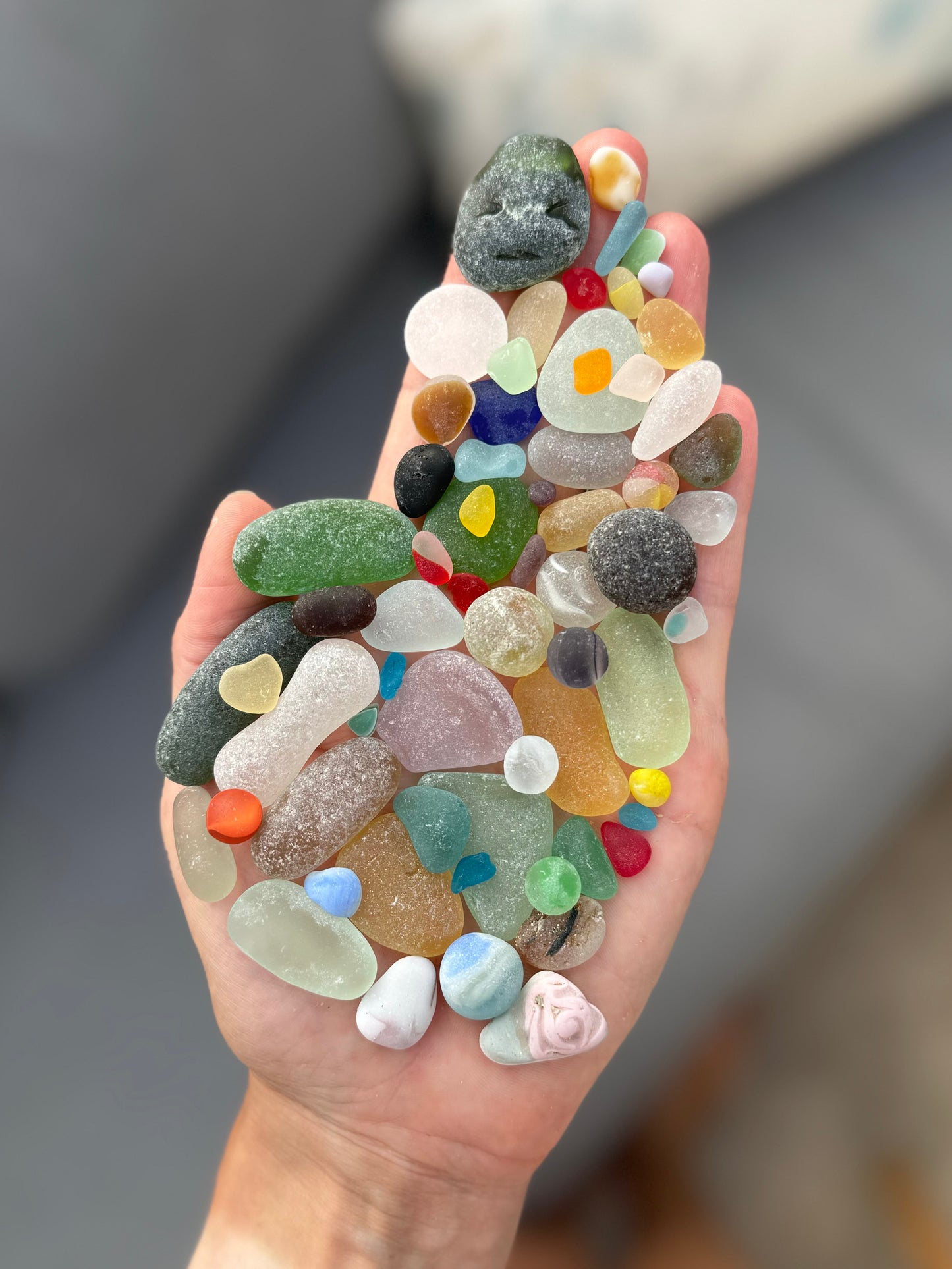 The Flying Mermaids daily haul of seaglass 🧜🏼‍♀️